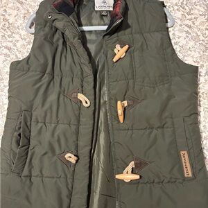 Legendary Whitetails Olive Toggle Vest